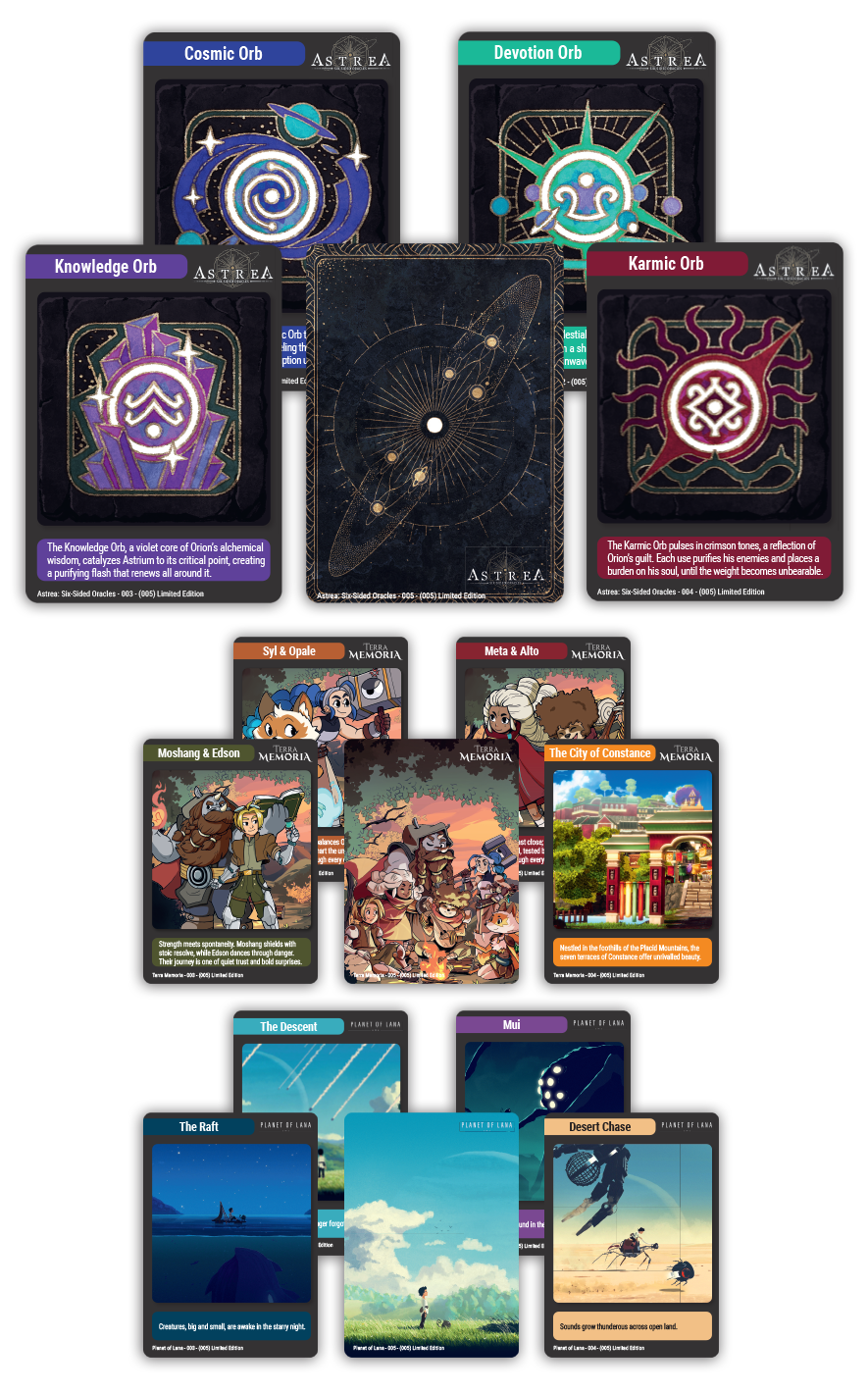MTC#40: Planet of Lana, Terra Memoria, Game #133 - Trading Card Bundle