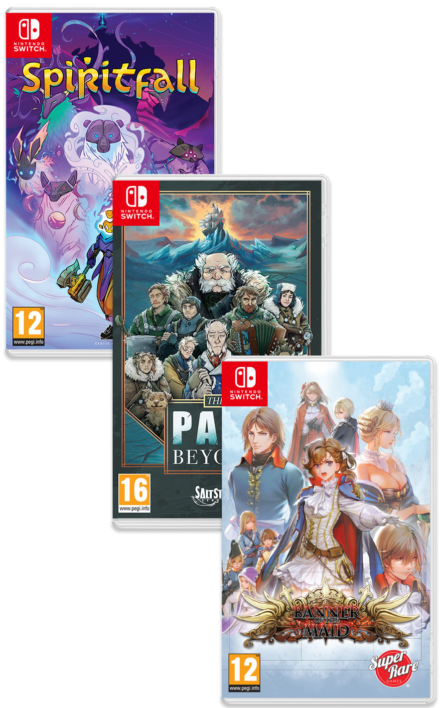 PB#43: Spiritfall, The Pale Beyond, Banner of the Maid (Switch)