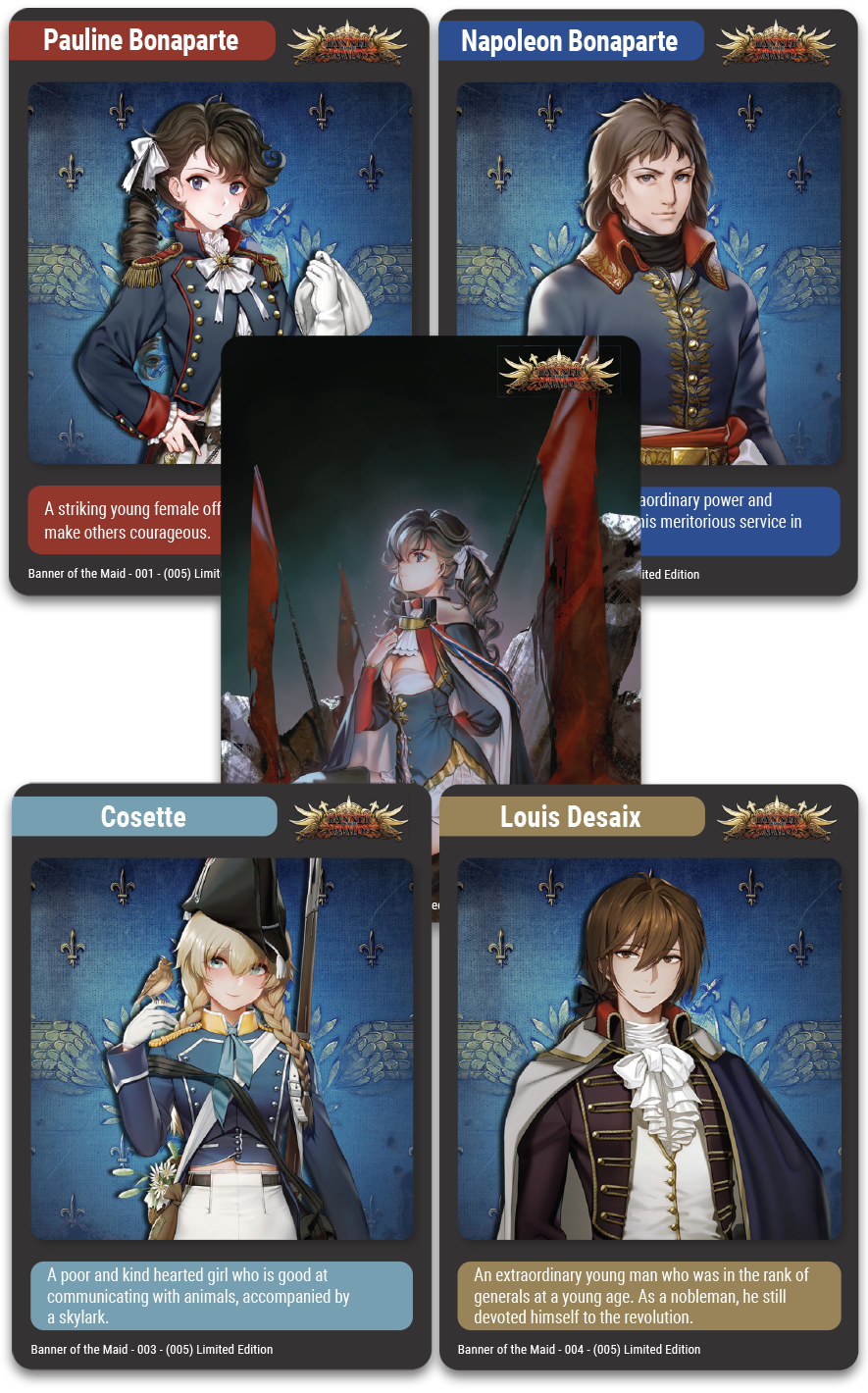 TC#142: Banner of the Maid - Trading Card Booster Pack