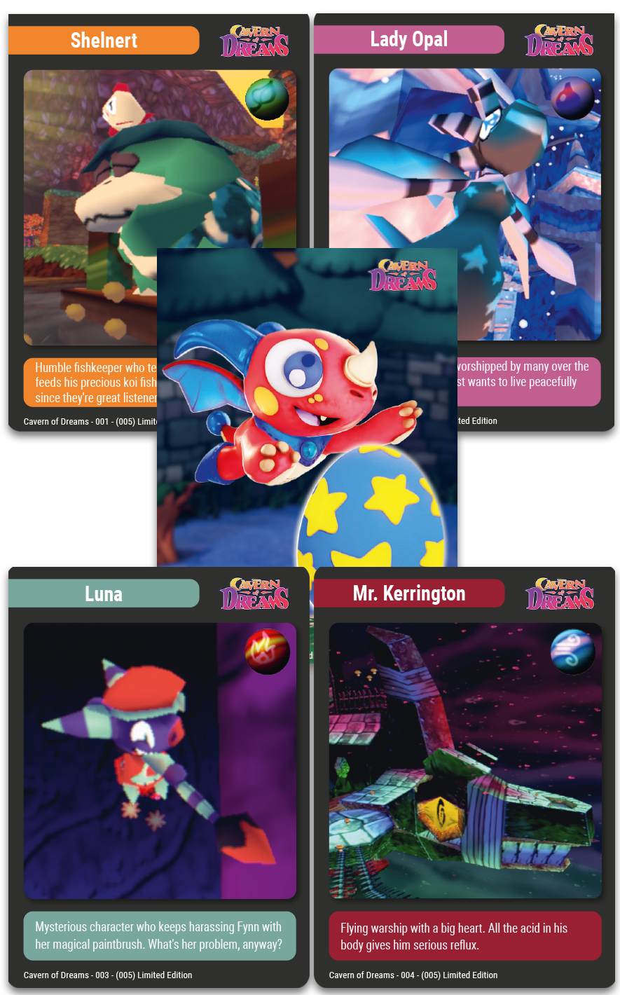 TC#114: Cavern of Dreams - Trading Card Booster Pack