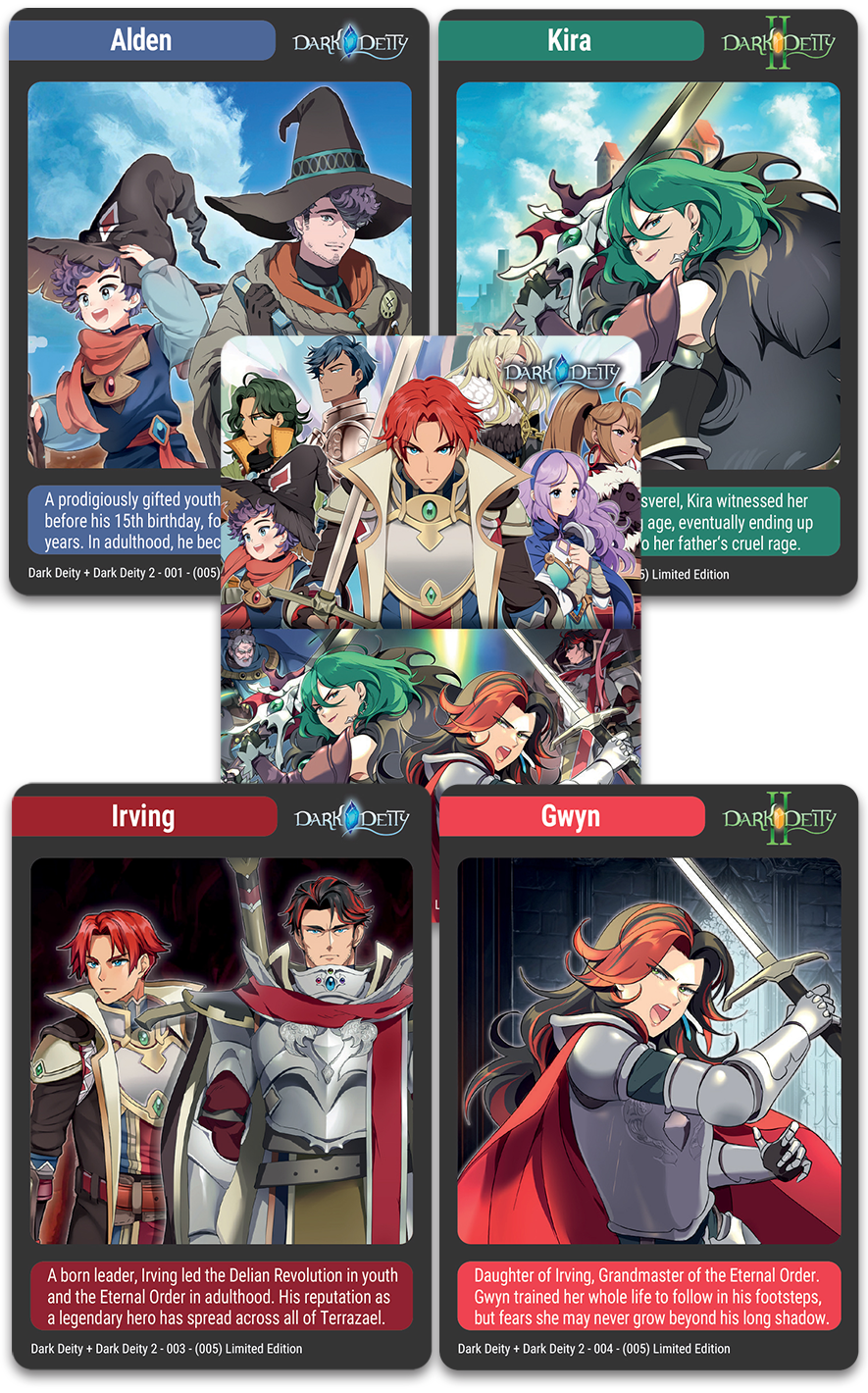 TC#147: Dark Deity 1 & 2 - Trading Card Booster Pack