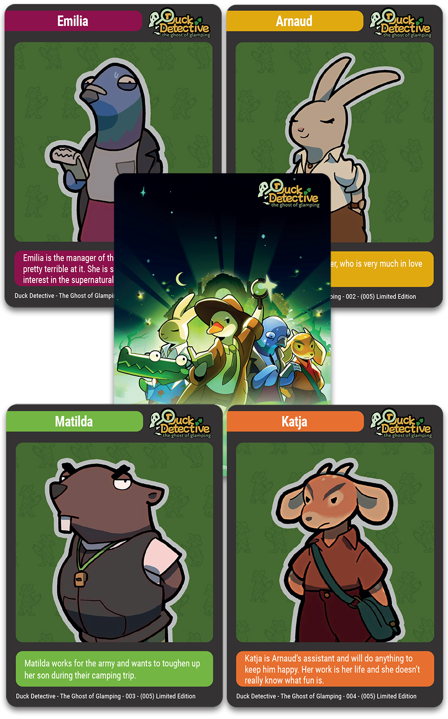 TC#151: Duck Detective: The Ghost of Glamping - Trading Card Booster Pack