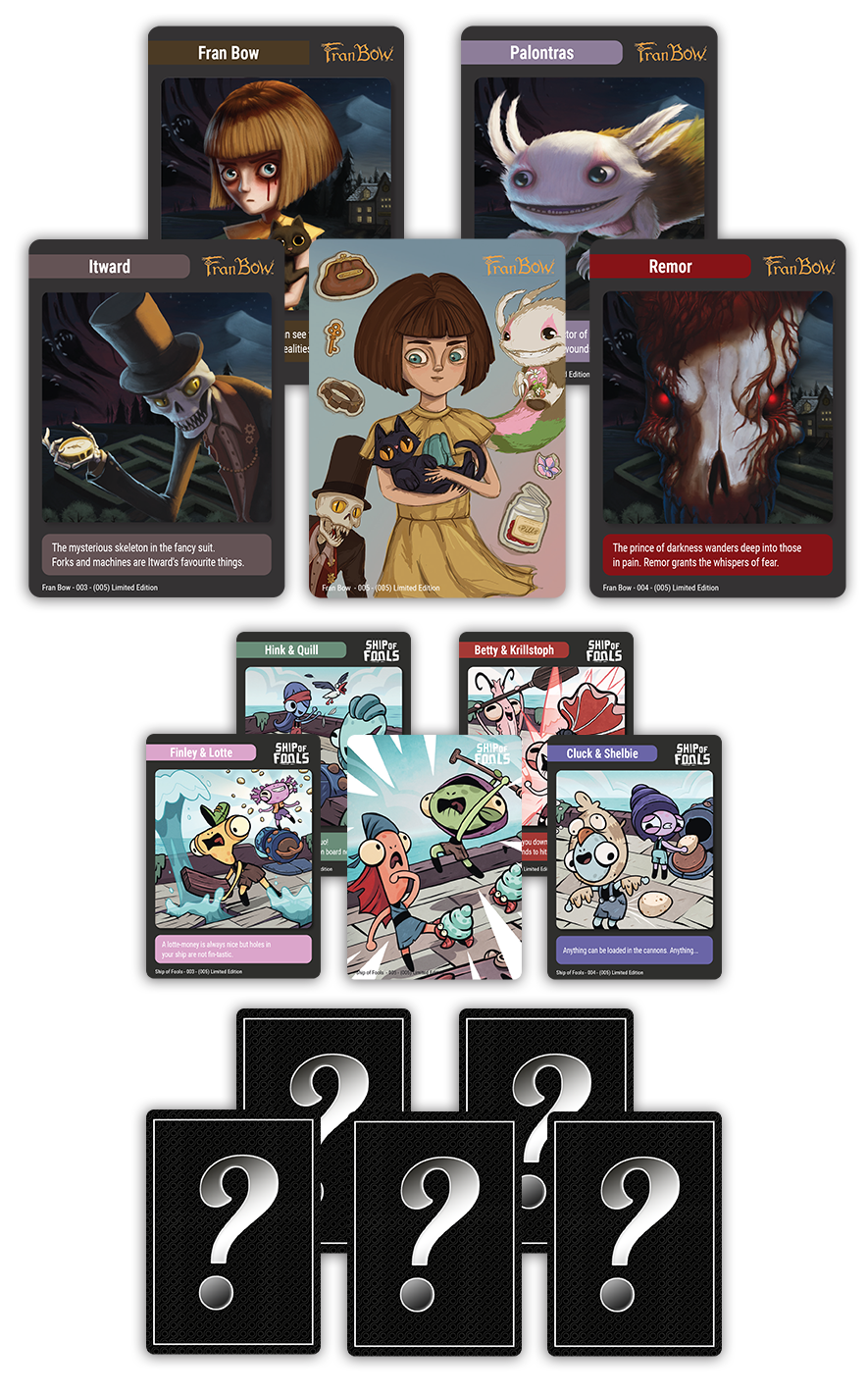 MTC#31: Ship of Fools, Fran Bow, Game 106 - Trading Card Bundle