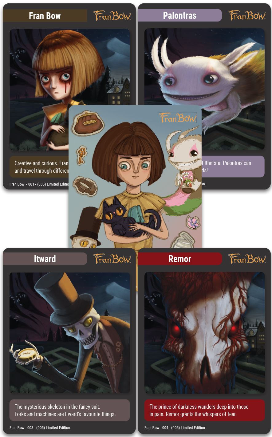 TC#105: Fran Bow - Trading Card Booster Pack – Super Rare Games