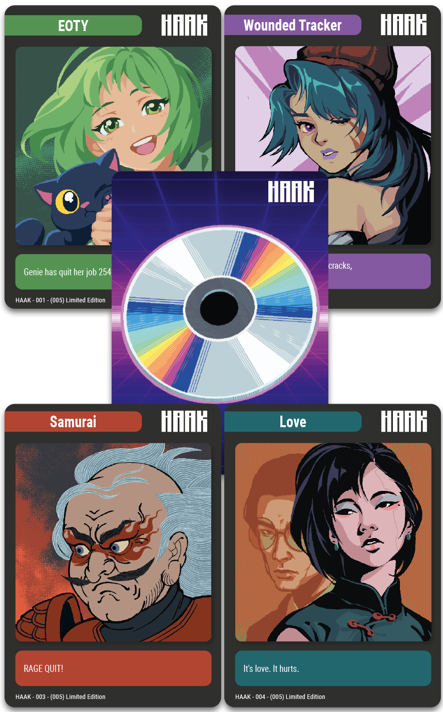 TC#106: HAAK - Trading Card Booster Pack