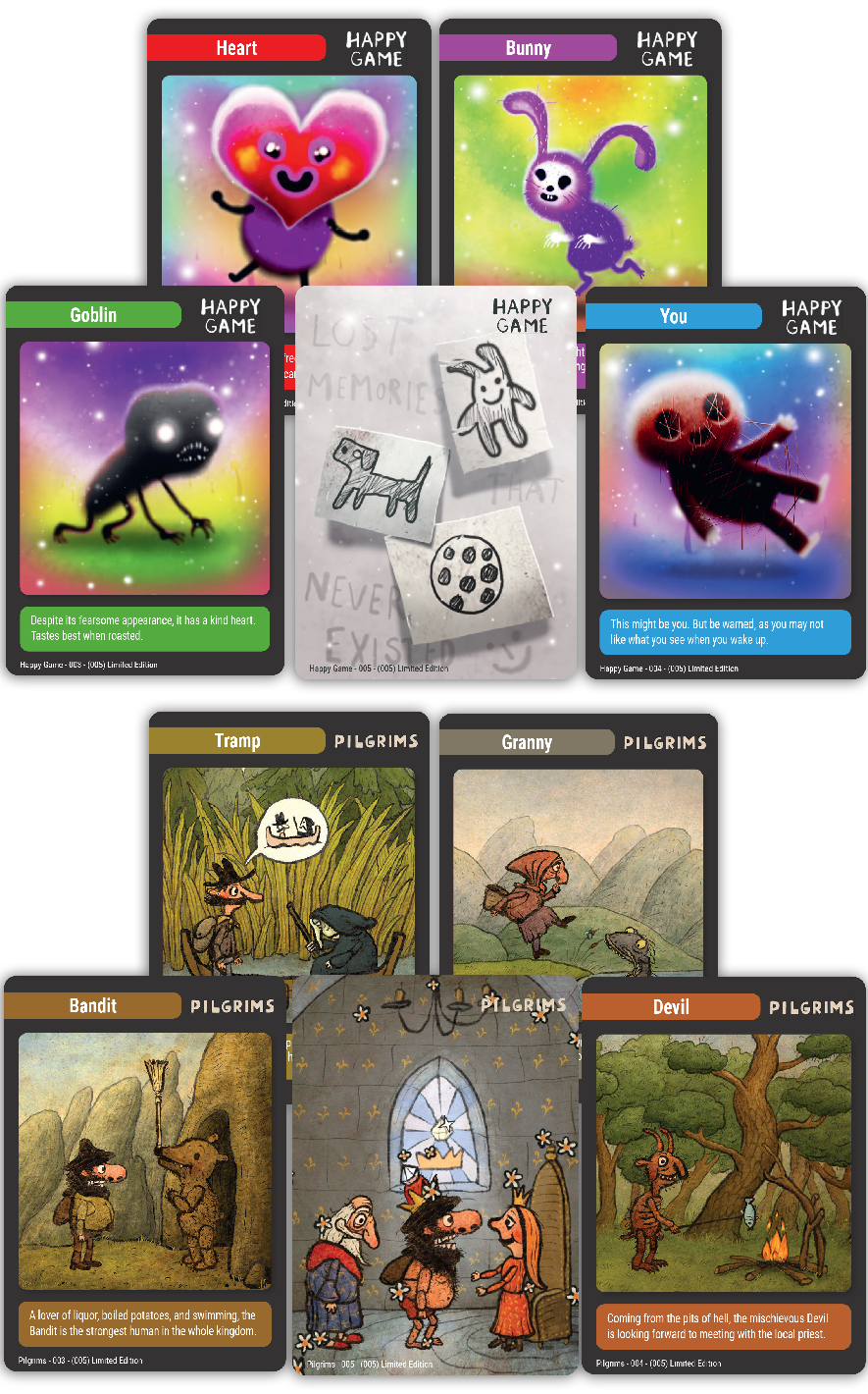 TC#93: Happy Game/Pilgrims - Trading Card Booster Pack