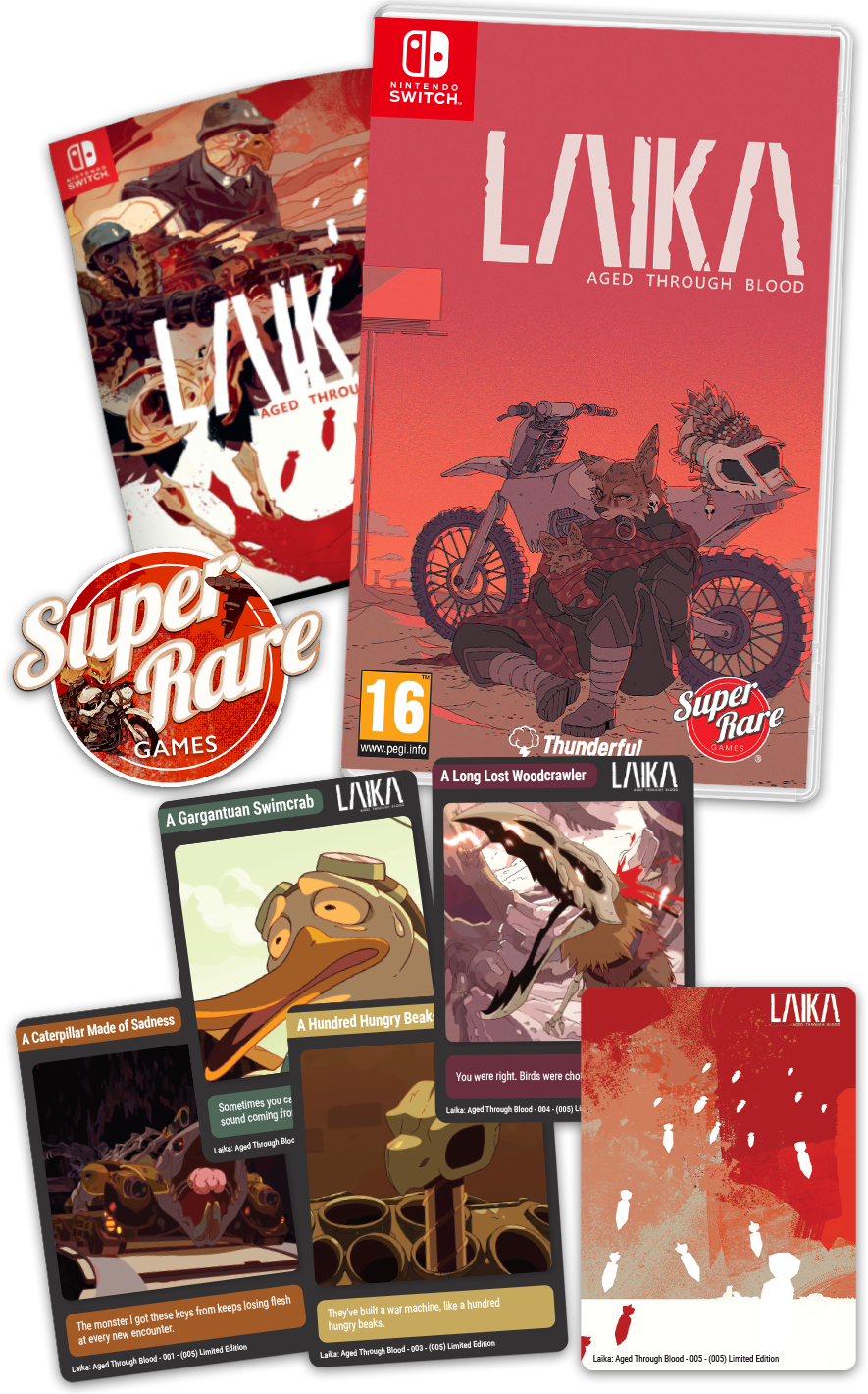 PB#41: Laika: Aged Through Blood, The Pedestrian, Aka (Switch)
