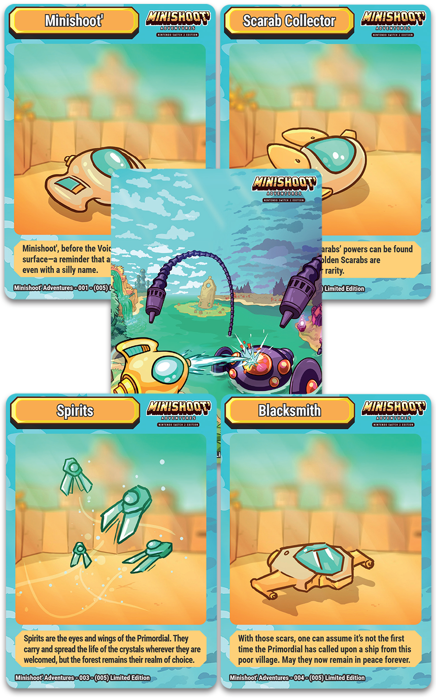 SW2 MTC#01: Minishoot' Adventures, Game #02 - Trading Card Bundle