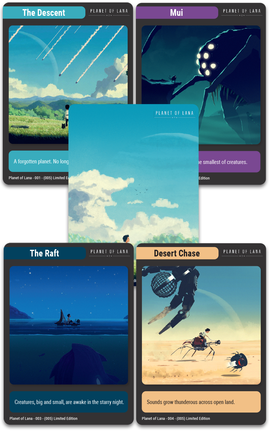 TC#131: Planet of Lana - Trading Card Booster Pack