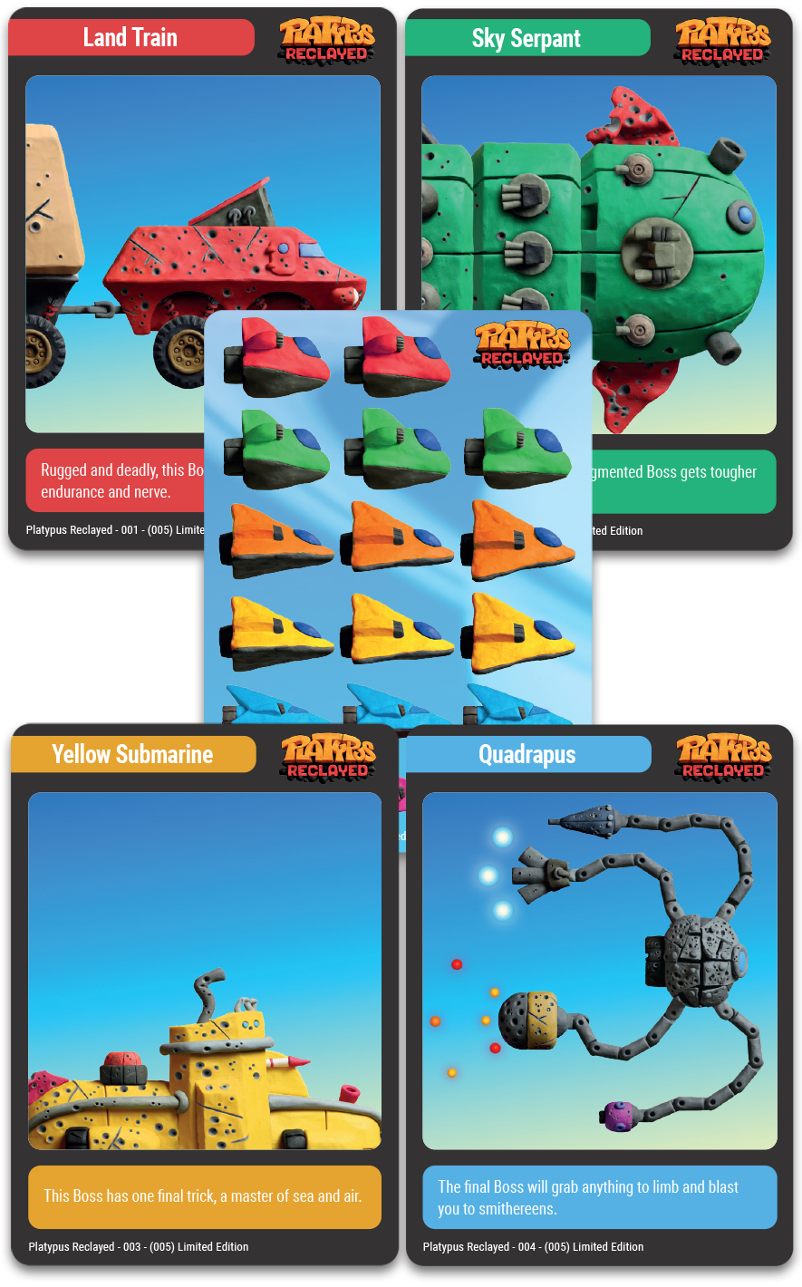 MTC#47: Home Safety Hotline, Bloodshed, Platypus Reclayed - Trading Card Bundle