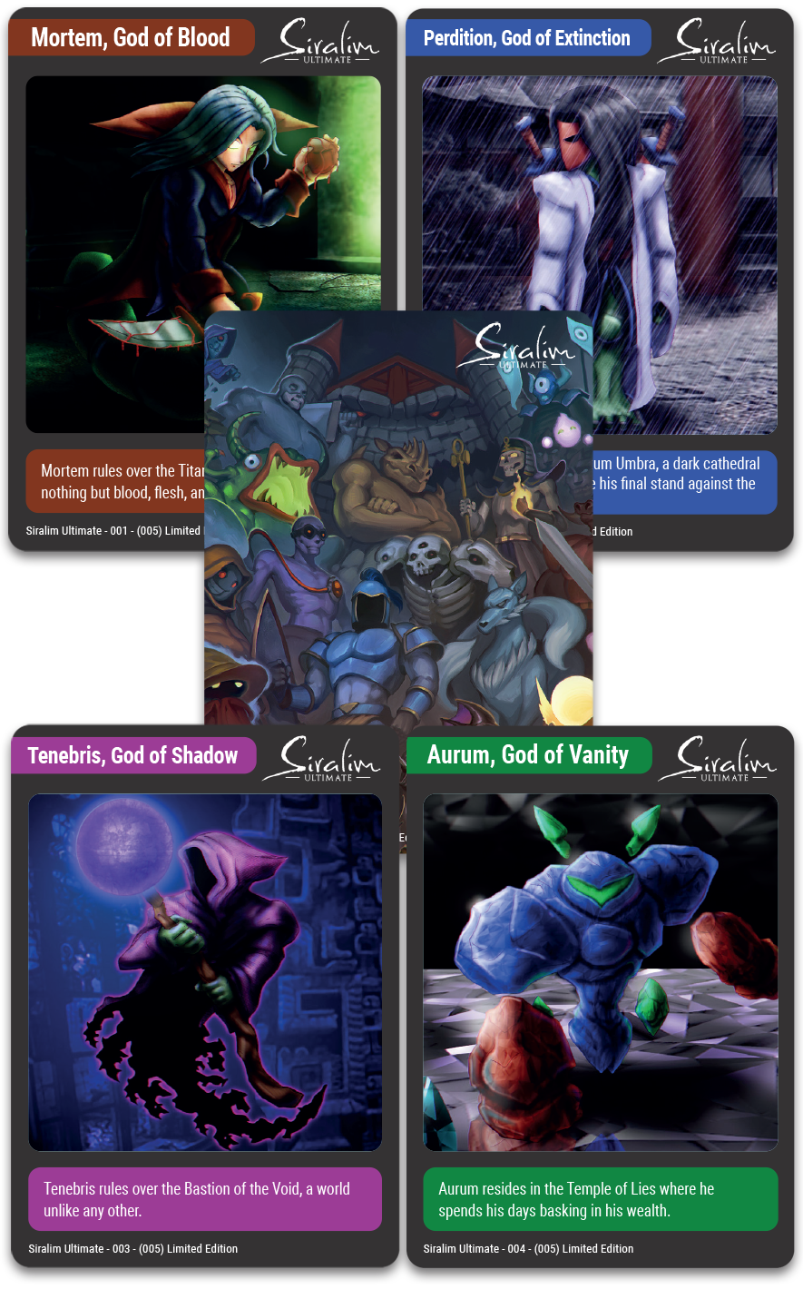 MTC#44: Moonstone Island, Siralim Ultimate, Game #145 - Trading Card Bundle