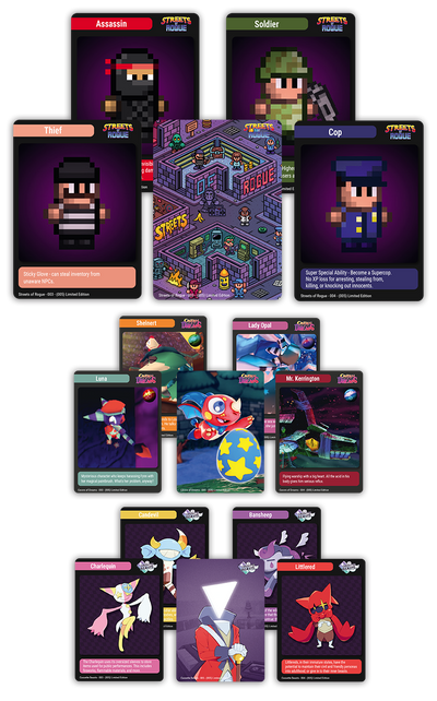 MTC#34: Cassette Beasts,  Cavern of Dreams, Streets of Rogue - Trading Card Bundle