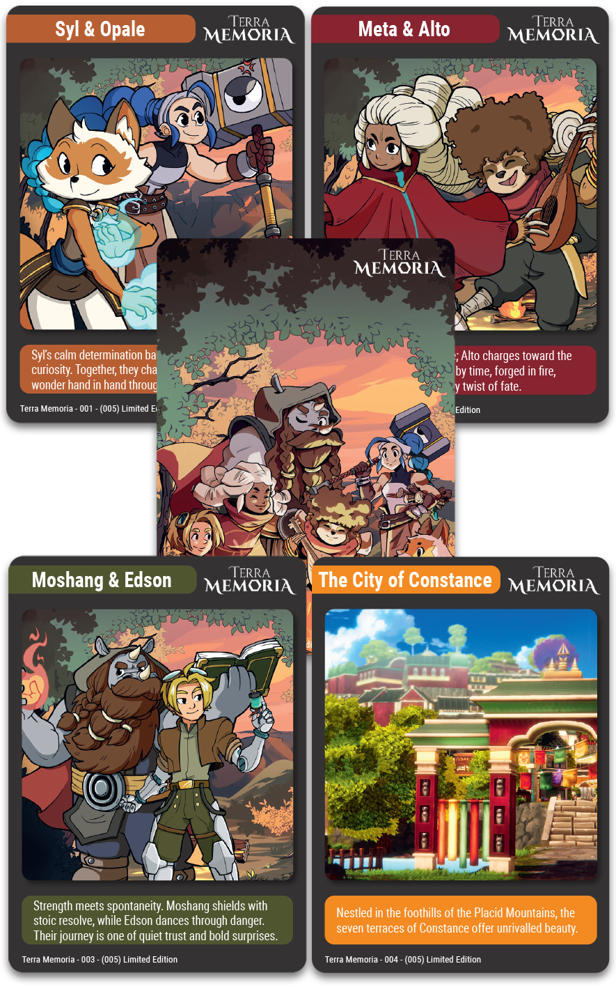 TC#132: Terra Memoria - Trading Card Booster Pack