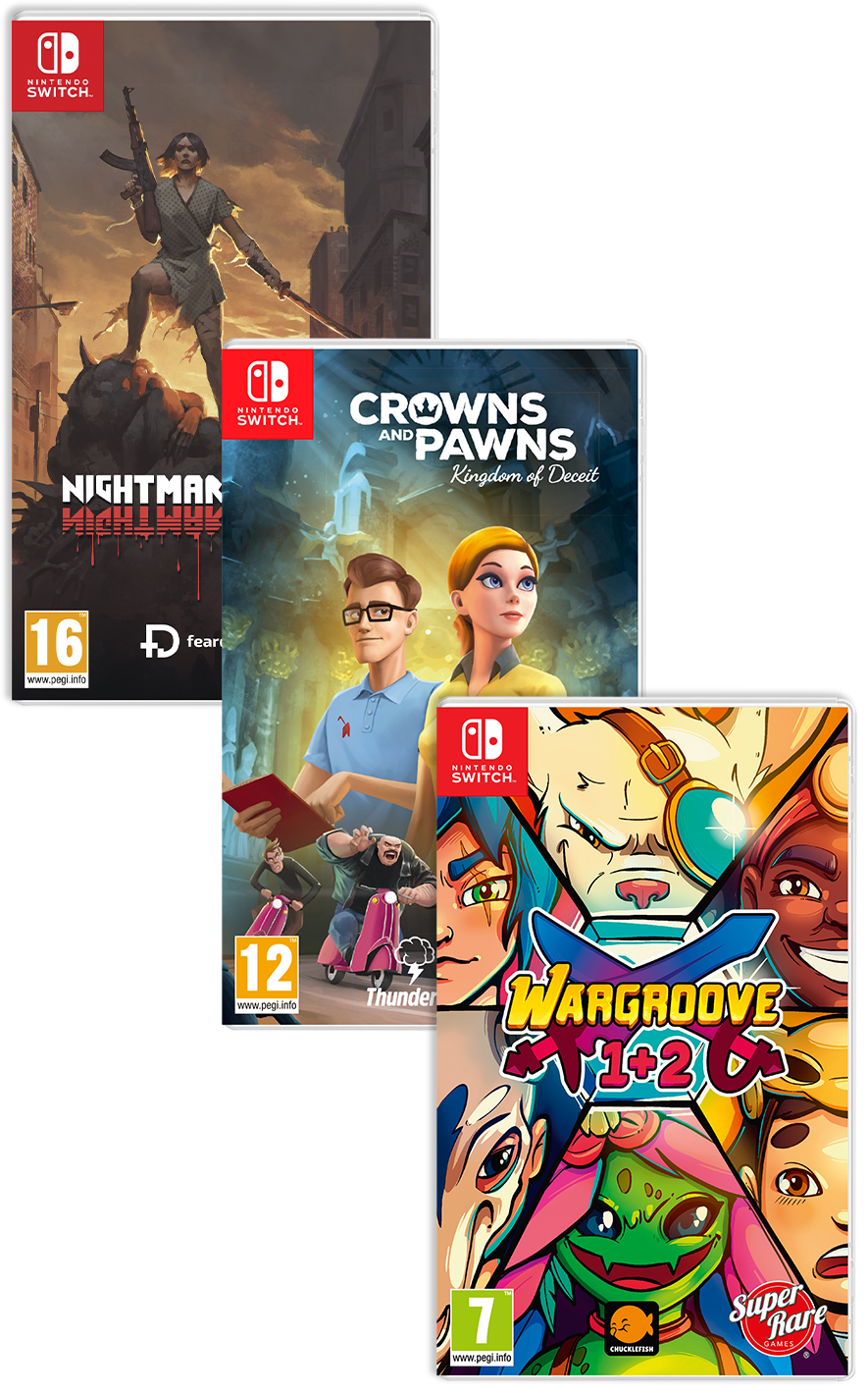 PB#33: Nightmare Reaper, Crowns and Pawns, Wargroove 1+2 (Switch)