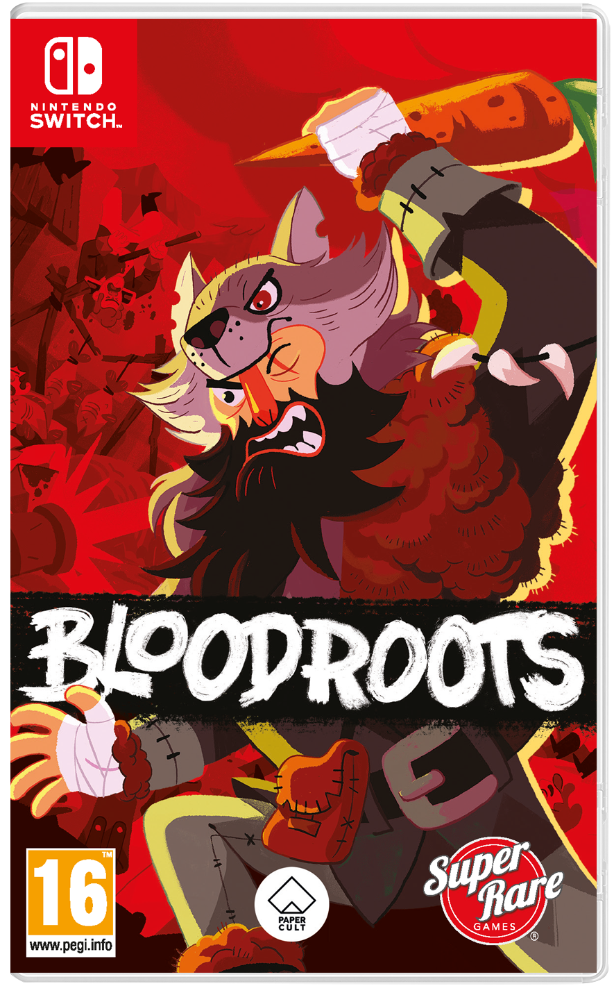 Bloodroots Super outlet Rare Games #62 Nintendo Switch Factory Sealed W/Trading Cards