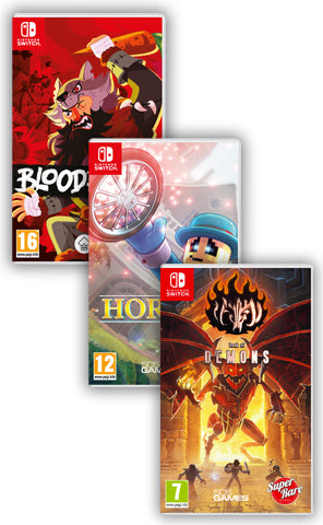 PB#18: Bloodroots, Horace, Book of Demons (Switch)