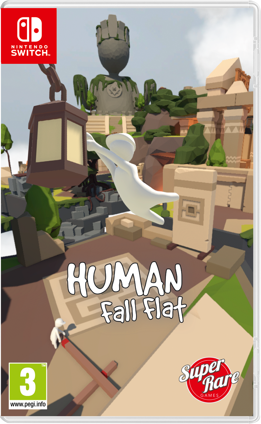 Just For Games Human Fall Flat – Nintendo Switch – Co-op Puzzelplatform – PEGI 3 – 3D Physics Chaos – 1-2 Spelers