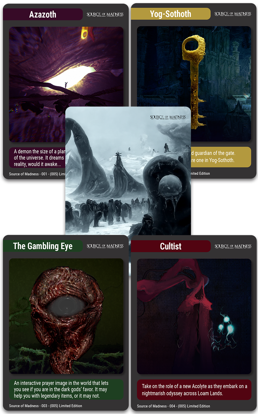 TC#82: Source of Madness - Trading Card Booster Pack