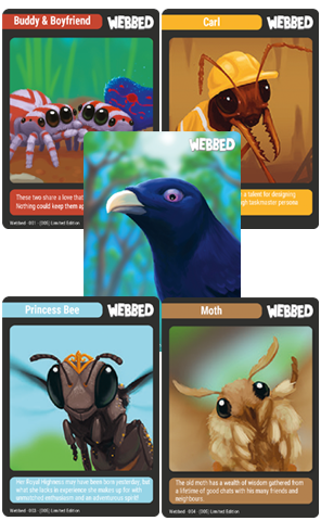 TC#73: Webbed - Trading Card Booster Pack