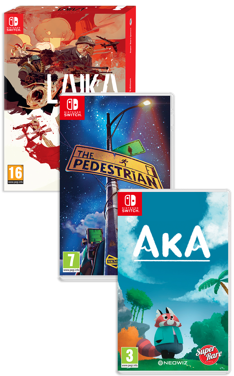 [Deluxe Edition] PB#41: Laika: Aged Through Blood, The Pedestrian, Aka (Switch)