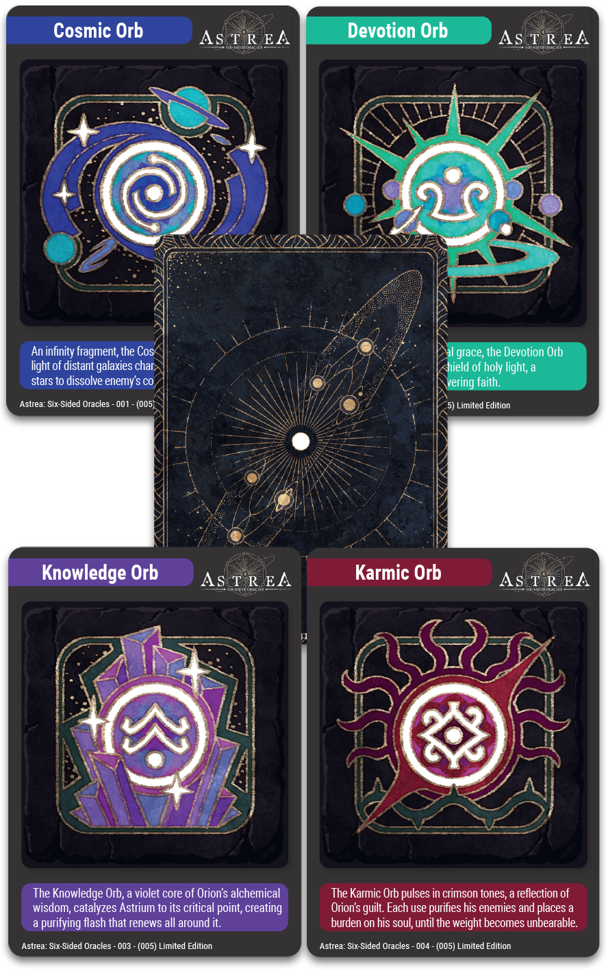 TC#133: Astrea: Six-Sided Oracles - Trading Card Booster