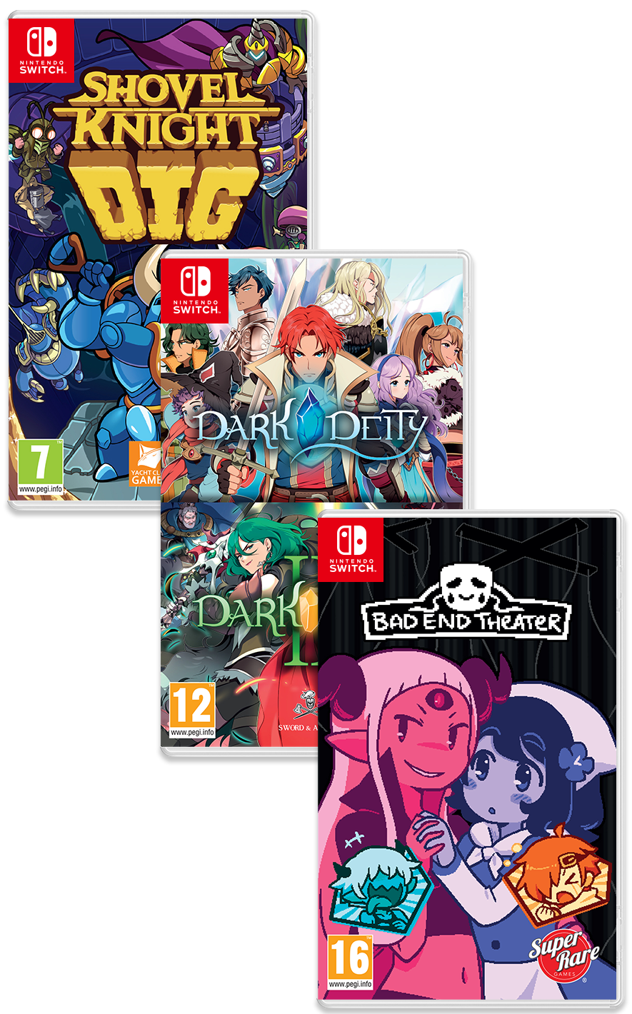 PB#45: Shovel Knight Dig, Dark Deity 1 & 2, Bad End Theater (Switch)