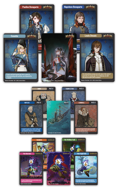 MTC#43: Spiritfall, The Pale Beyond, Banner of the Maid - Trading Card Bundle