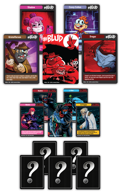 MTC#39: Cyber Shadow, #BLUD, Game #130 - Trading Card Bundle