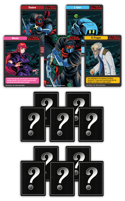 MTC#39: Cyber Shadow, Game #129, Game #130 - Trading Card Bundle