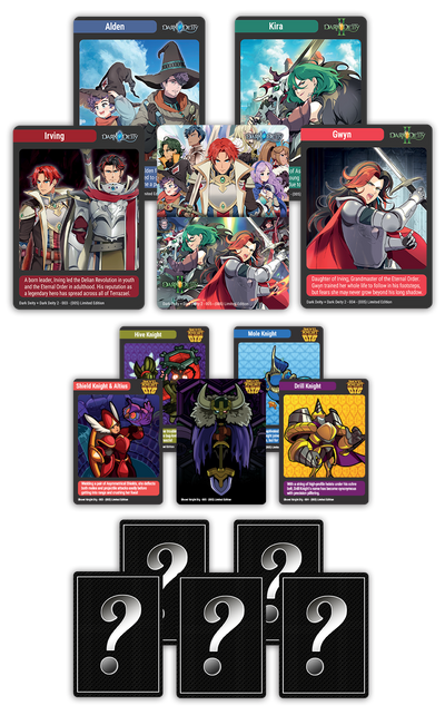 MTC#45: Shovel Knight Dig, Dark Deity 1 & 2, Game #148 - Trading Card Bundle