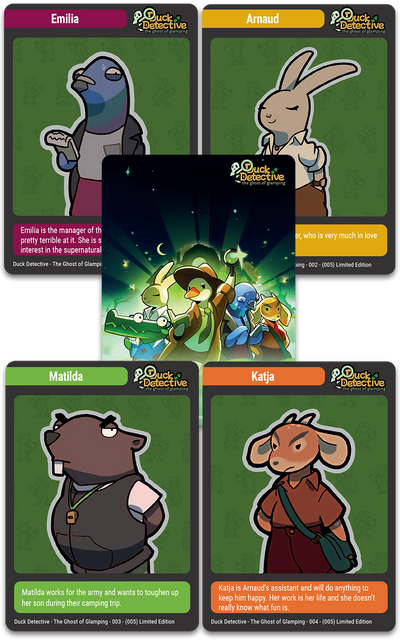 TC#151: Duck Detective: The Ghost of Glamping - Trading Card Booster Pack