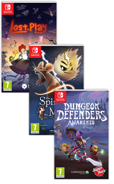 PB#26: Lost in Play, Spirit & The Mouse, Dungeon Defenders: Awakened (Switch)