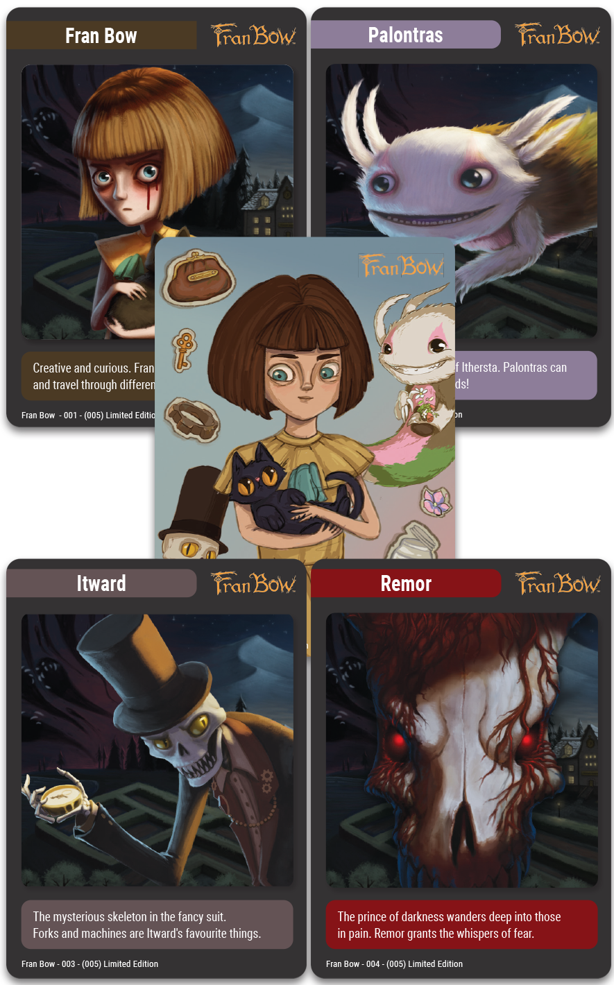 TC#105: Fran Bow - Trading Card Booster Pack