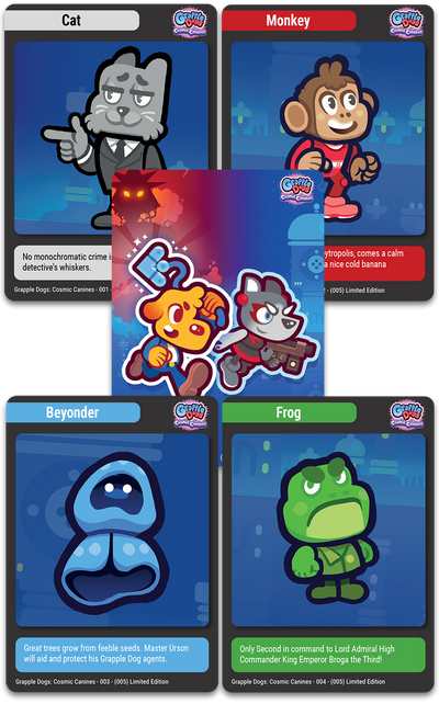 TC#149: Grapple Dogs Cosmic Canines - Trading Card Booster Pack