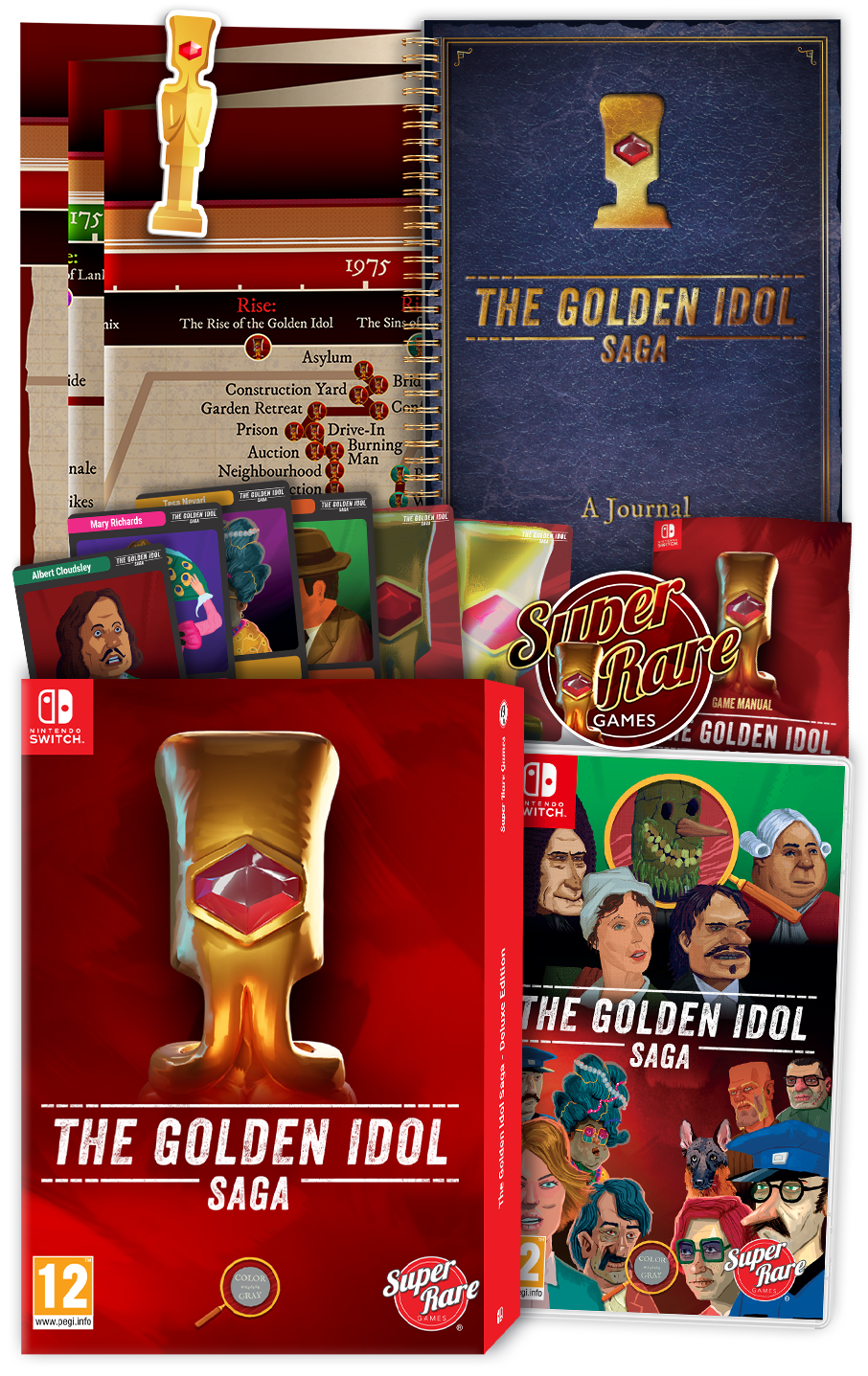 [Deluxe Edition] PB#49: The Golden Idol Saga, Game #162, Game #163 (Switch)