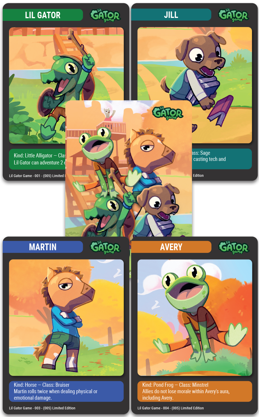 TC#100: Lil Gator Game - Trading Card Booster Pack