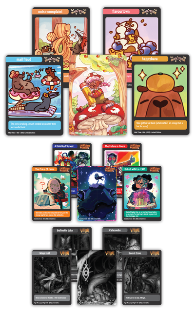 MTC#42: Vigil: The Longest Night, Great God Grove, Mail Time - Trading Card Bundle