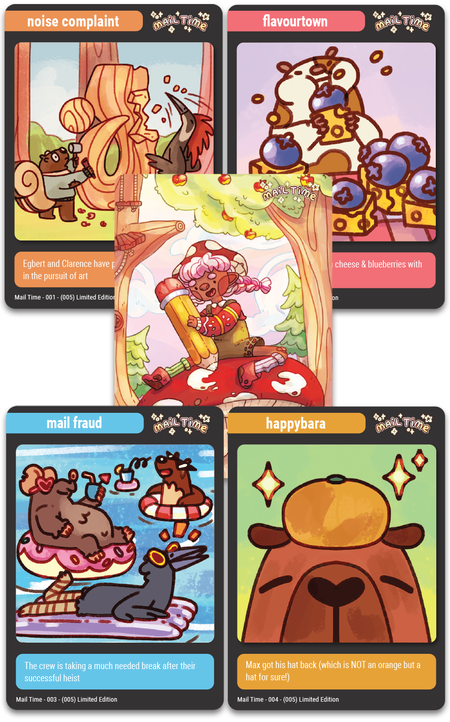 TC#139: Mail Time - Trading Card Booster Pack