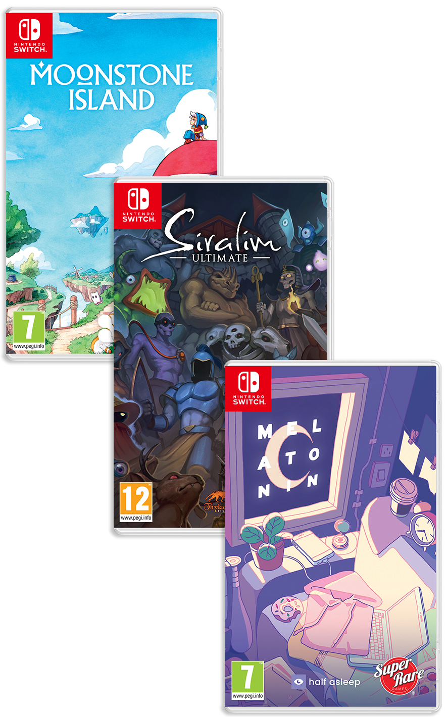 PB#44: Moonstone Island, Siralim Ultimate, Melatonin (Switch)