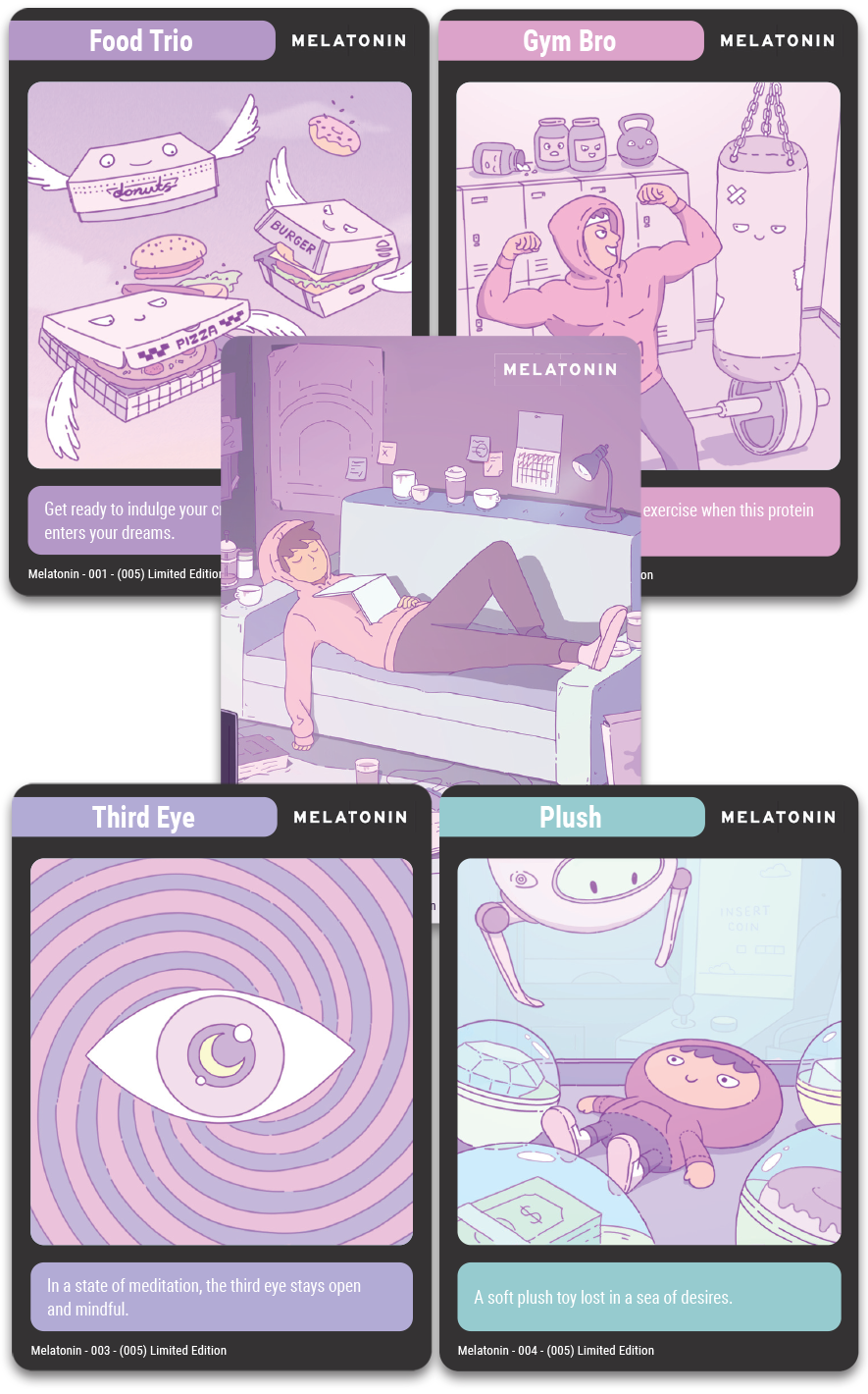 TC#145: Melatonin - Trading Card Booster Pack