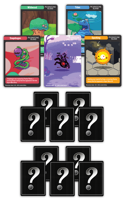 MTC#44: Moonstone Island, Game #144, Game #145 - Trading Card Bundle