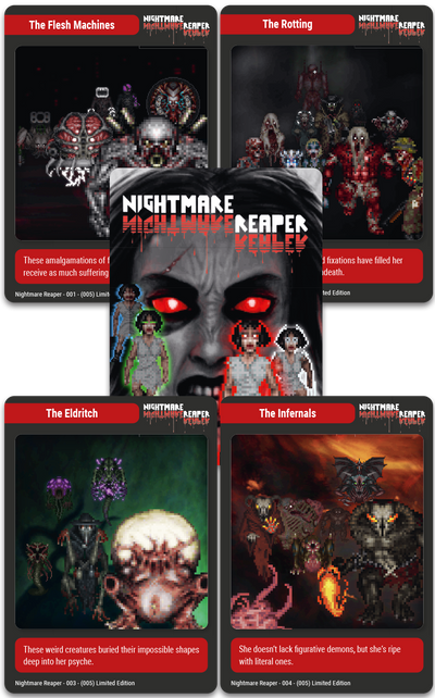 TC#110: Nightmare Reaper - Trading Card Booster Pack