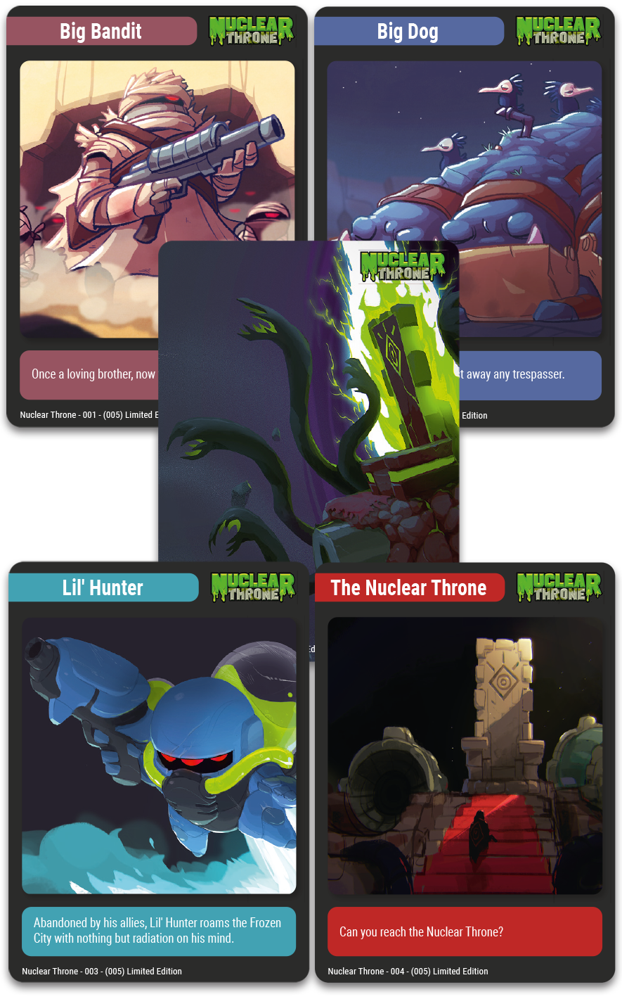 TC#126: Nuclear Throne - Trading Card Booster Pack