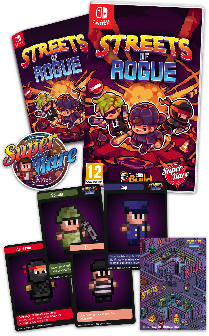SRG#115: Streets of Rogue (Switch) – Super Rare Games SRG#115: Streets of Rogue (Switch) – Super Rare Games