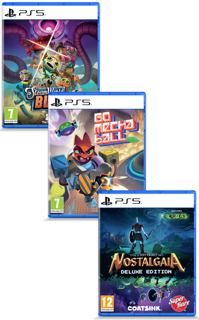 PS5 Bundle #3: SteamWorld Build, Go Mecha Ball, The Last Hero of Nostalgaia (PS5)