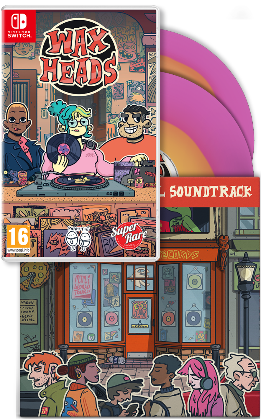 Wax Heads: Switch Game & Vinyl (Bundle)