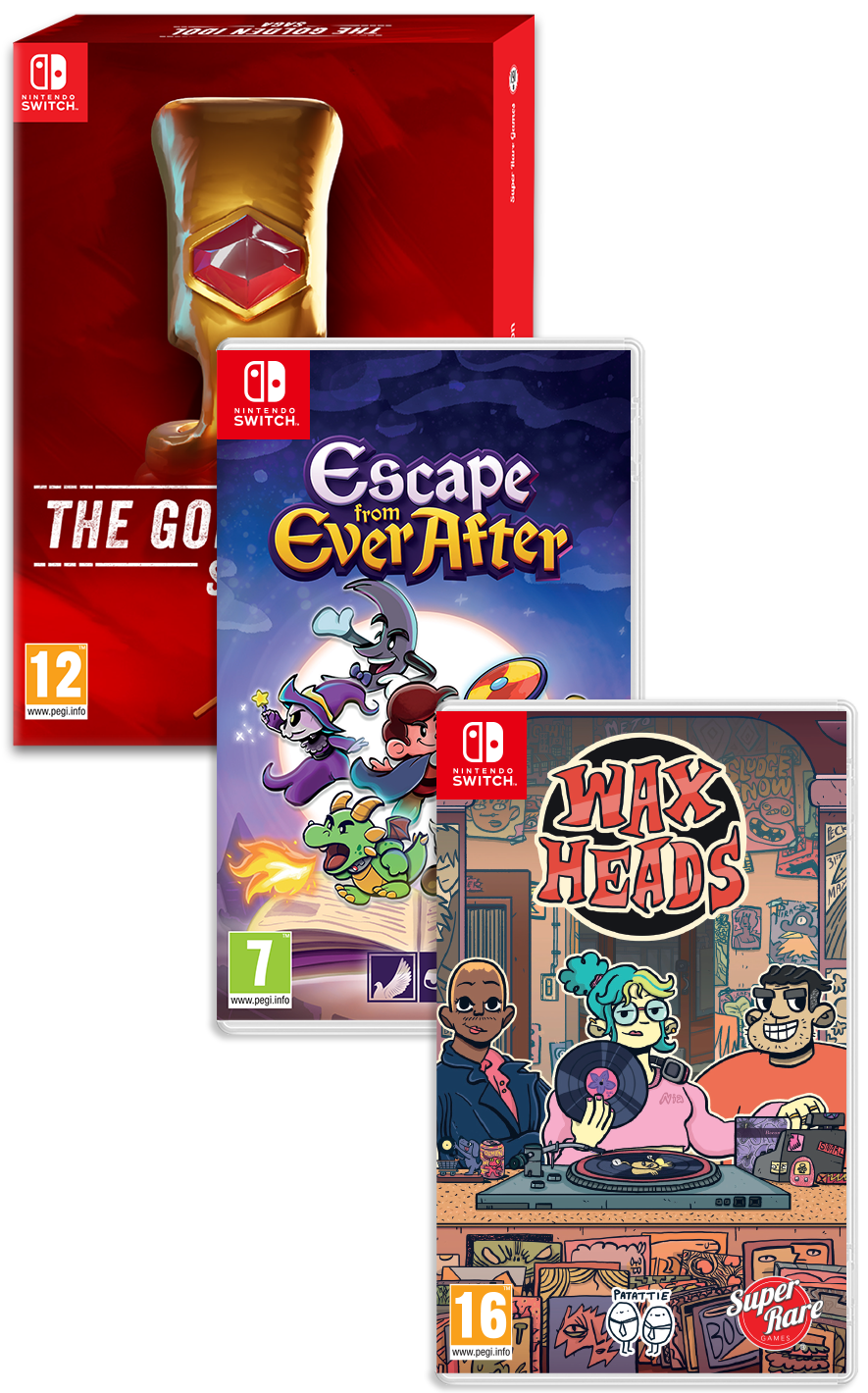 [Deluxe Edition] PB#49: The Golden Idol Saga, Escape from Ever After, Wax Heads (Switch)