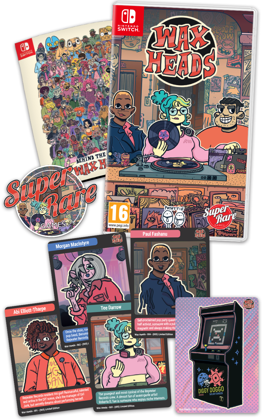Wax Heads: Switch Game & Vinyl (Bundle)