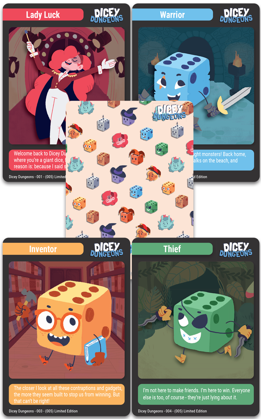 TC#76: Dicey Dungeons - Trading Card Booster Pack